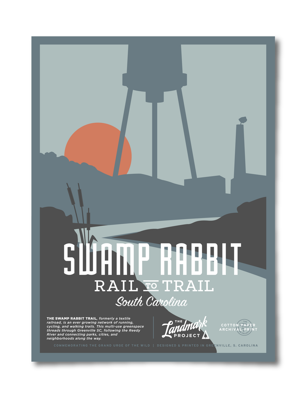 Swamp Rabbit Trail Poster Poster  