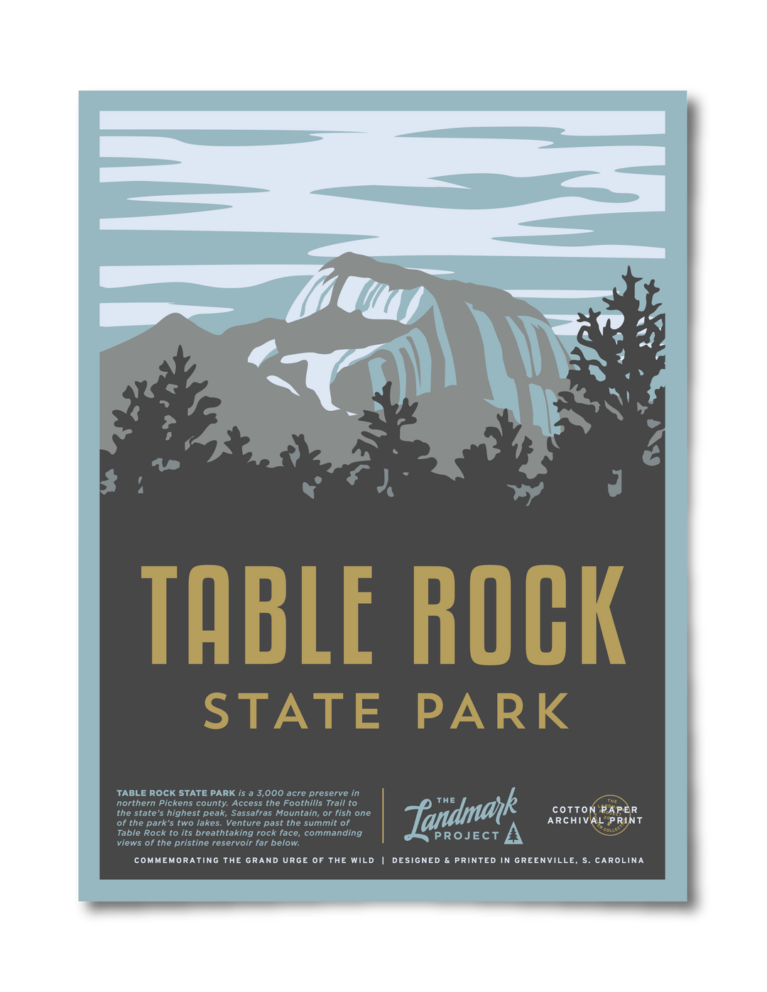 Table Rock State Park Poster Poster  