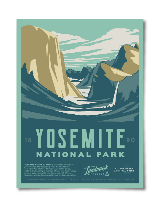 Yosemite National Park Poster Poster 12" x 16" 