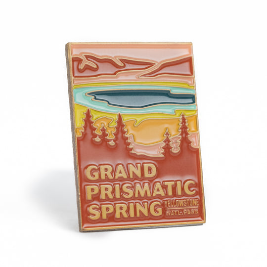 Grand Prismatic Spring Enamel Pin Pin  