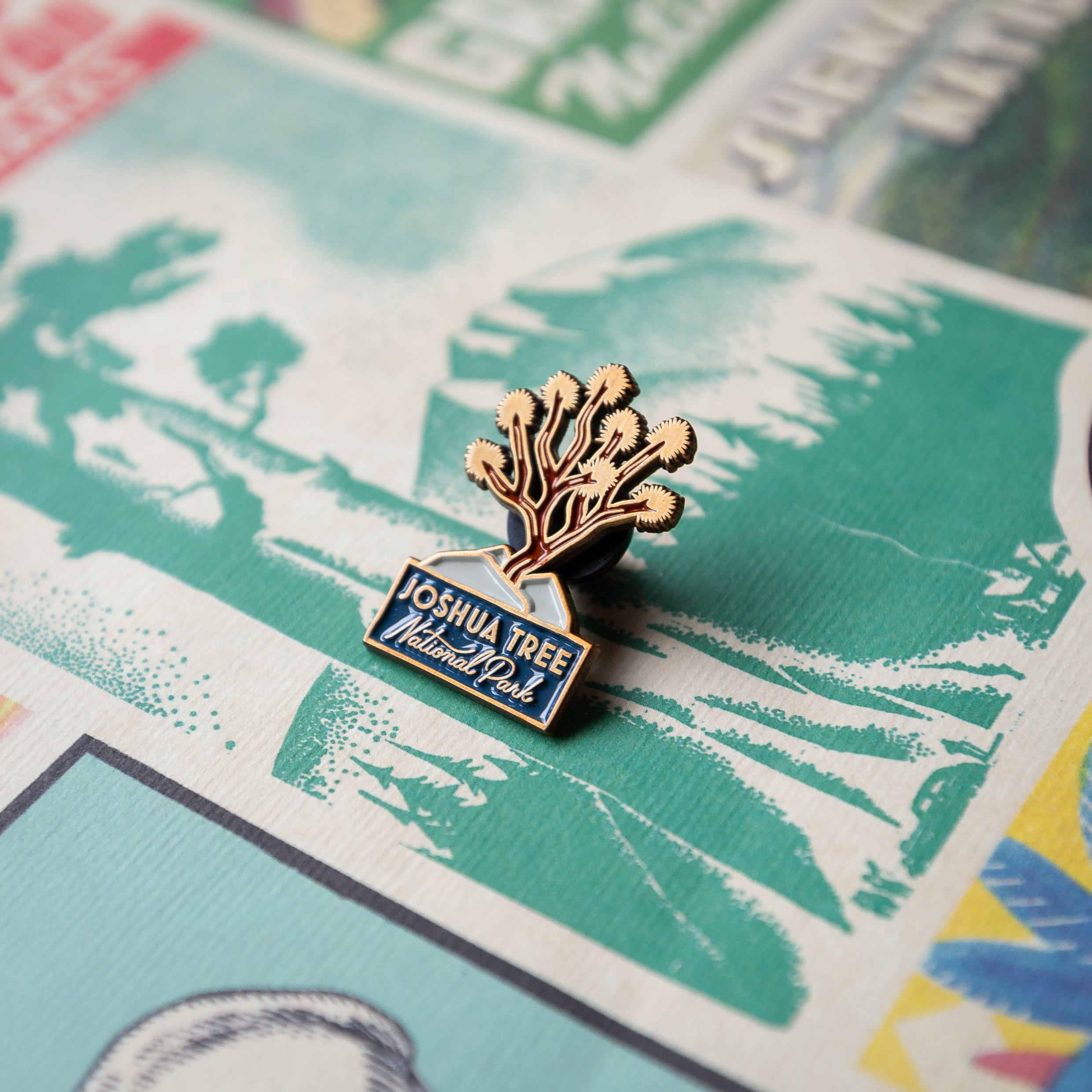 Joshua Tree National Park Enamel Pin – The Landmark Project
