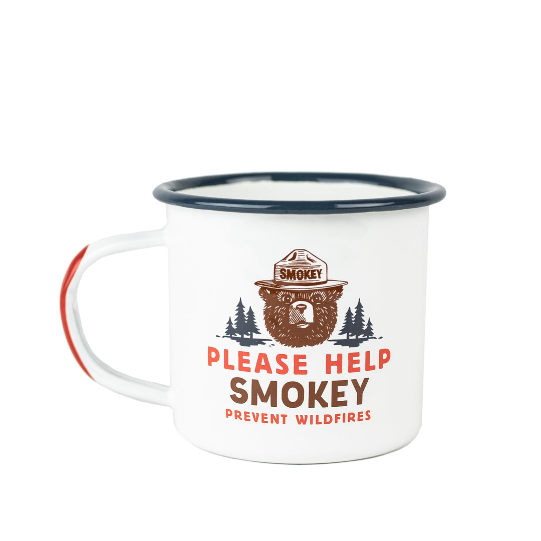 Smokey Bear Enamelware Mug Drinkware mug 