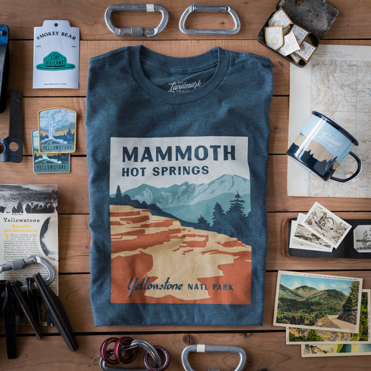 Mammoth Hot Springs Short Sleeve  